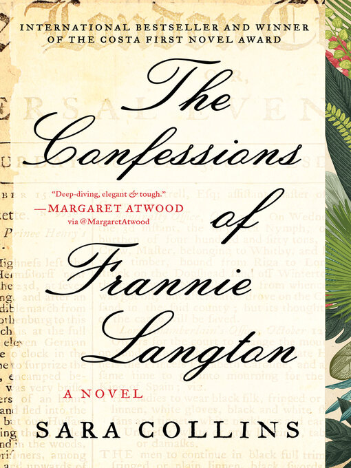 Title details for The Confessions of Frannie Langton by Sara Collins - Wait list